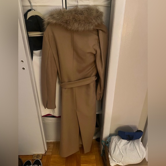 Zara long wool blend coat - Picture 3 of 8